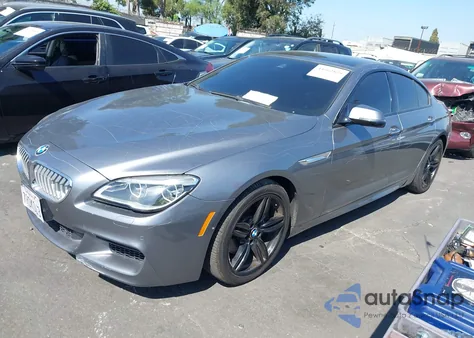 2016 BMW 650I Gran Coupe from USA, damaged, VIN WBA6D4C59GD977196